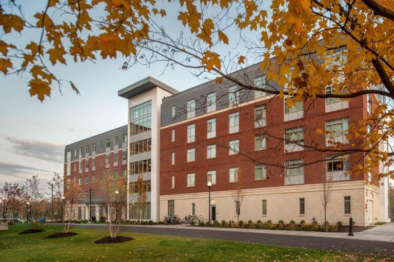 Residence hall exterior view