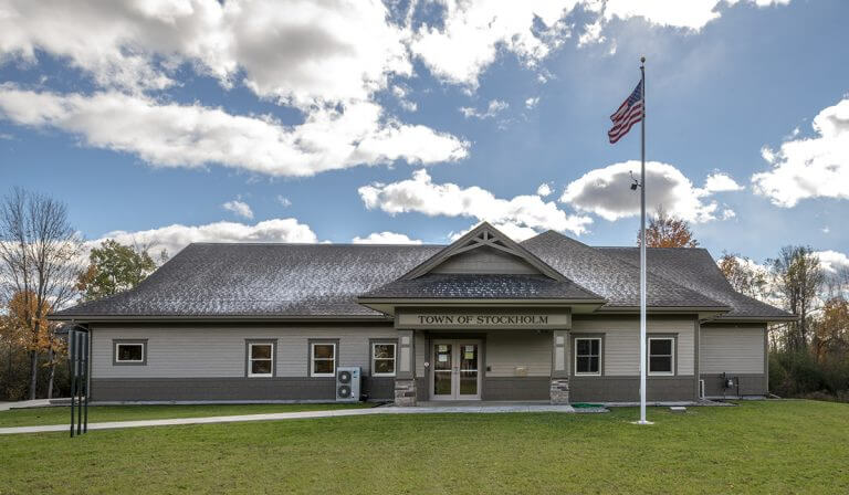 Town hall exterior view