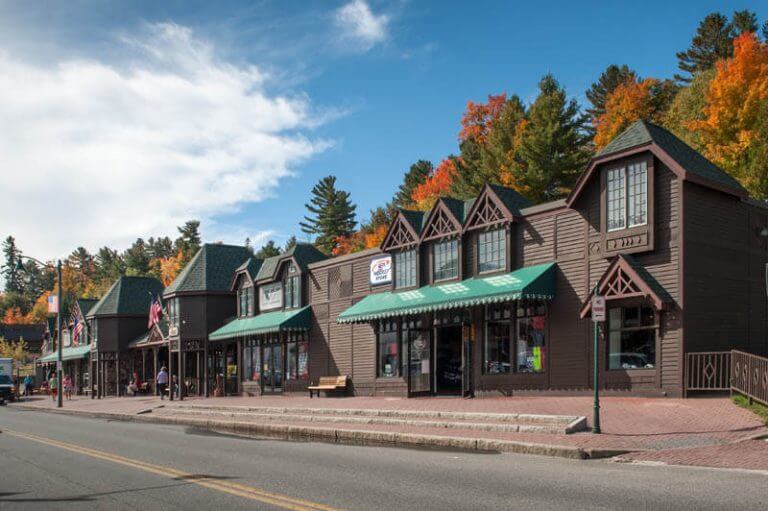 Lake Placid retail outlet exterior view