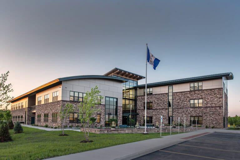 Saint Regis Mohawk Tribe Administration Building front exterior