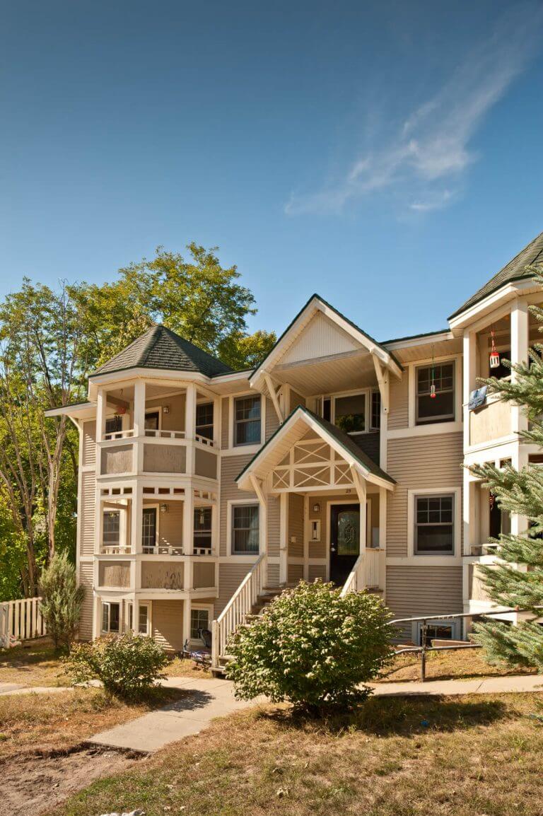 Helen Hill Apartments from the road