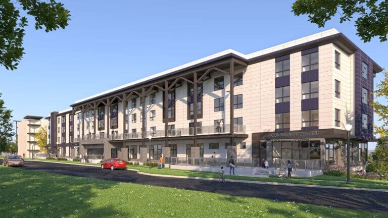 Excelsior Mixed Use Apartments Rendering