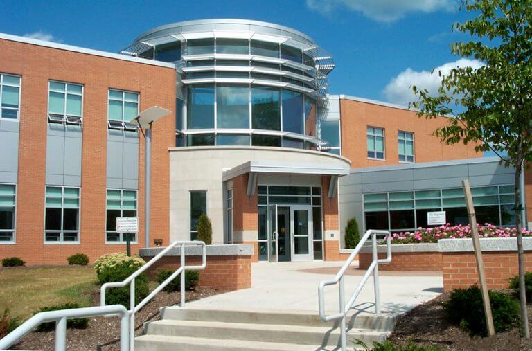 Community college front entrance